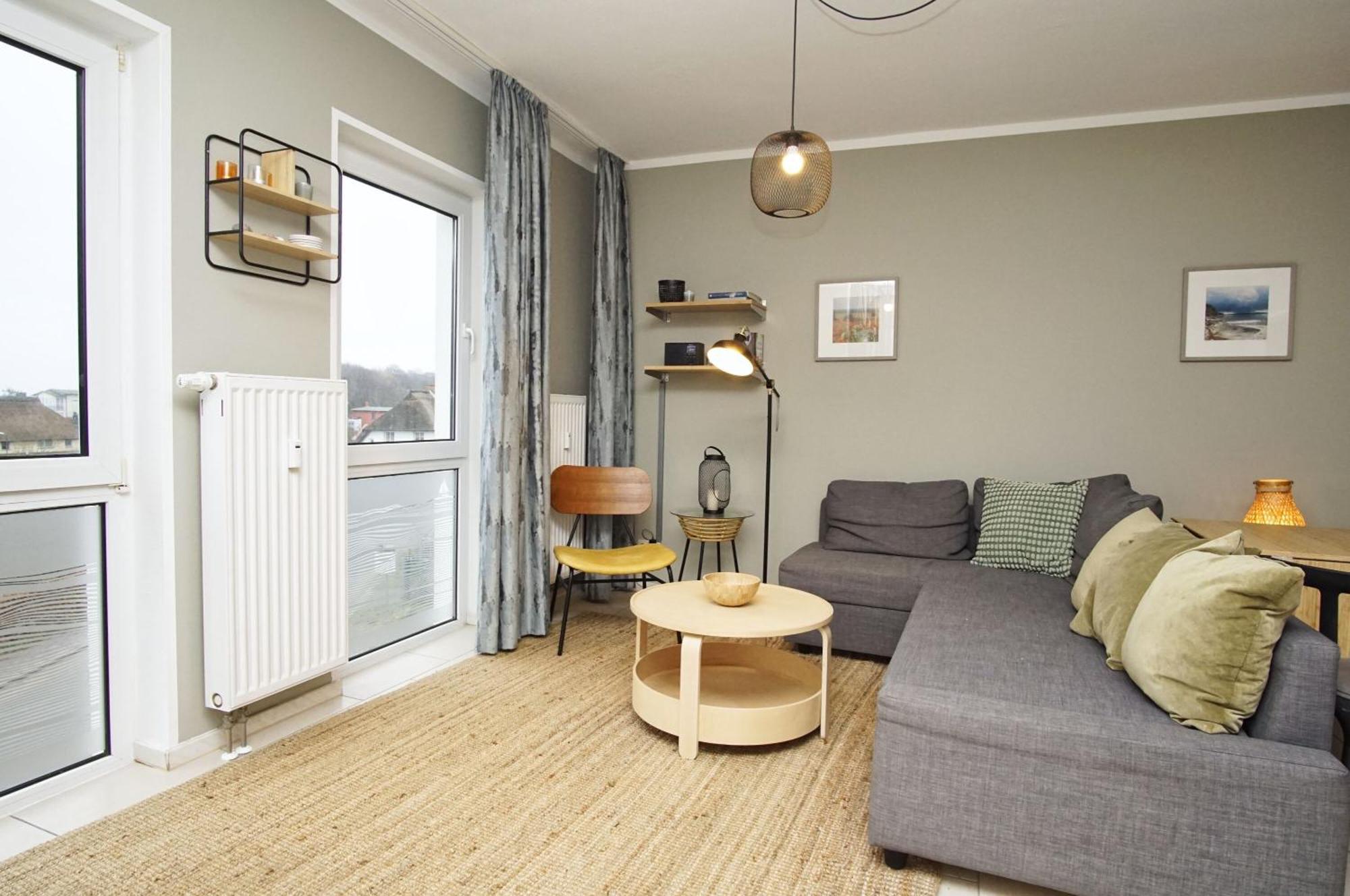 Die Ferienwohnung Ostseepanorama In Der Villa Joksch Lohme Buitenkant foto